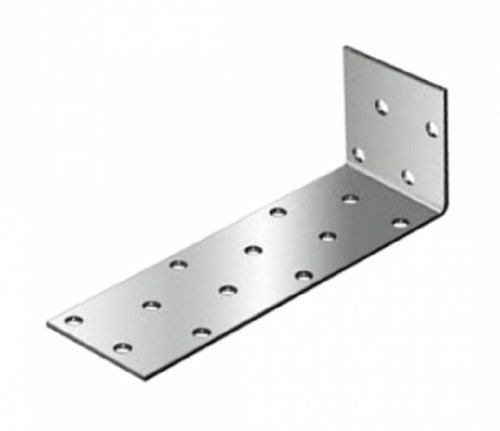 Уголок перфорированный анкерный 50х90х55х2,0мм Стройбат оцинк. фото Уголок перфорированный анкерный 50х90х55х2,0мм Стройбат оцинк. картинка